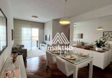 Apartamento com 3 dormitórios à venda, 86 m² por r$ 759.000,00 - vila alzira - santo andré/sp