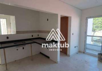 Cobertura com 2 dormitórios à venda, 110 m² por r$ 570.000,00 - casa branca - santo andré/sp