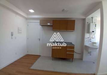 Apartamento com 2 dormitórios à venda, 47 m² por r$ 430.000,00 - centro - santo andré/sp