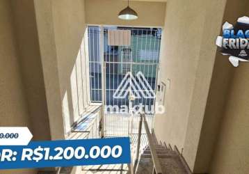 Sobrado com 3 dormitórios à venda, 99 m² por r$ 1.200.000,00 - centro - santo andré/sp