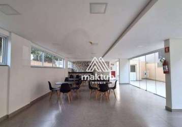 Apartamento com 1 dormitório à venda, 37 m² por r$ 305.000,00 - vila assunção - santo andré/sp