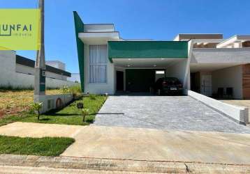 Casa com 3 dormitórios à venda, 155 m² por r$ 900.000 - condomínio reserva ipanema - sorocaba/sp