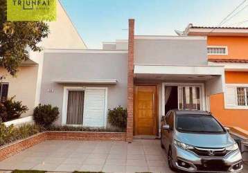 Casa com 3 dormitórios à venda, 140 m² por r$ 735.000,00 - condomínio horto florestal i - sorocaba/sp