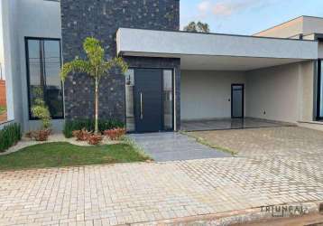 Casa com 3 dormitórios à venda, 164 m² por r$ 1.000.000,00 - condomínio golden ville - itapetininga/sp