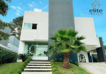 Casa com 3 suítes à venda, 315 m² por r$ 2.790.000 - alphaville graciosa - pinhais/pr