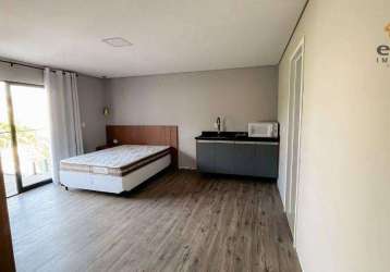 Studio com 1 dormitório para alugar, 25 m² por r$ 1.900,00/mês - atuba - curitiba/pr