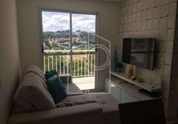 Apartamento mobiliado para locação/venda em jundiaí no bairro vila nambi no condomínio vista park