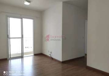 Apartamento para locação no condomínio vista centrale, jardim das samambaias, jundiaí/sp.