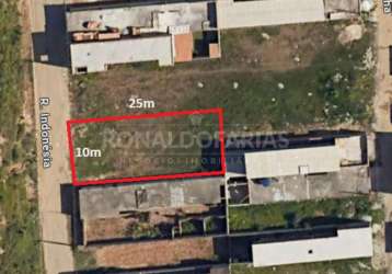 Terreno de 250m² a venda na região da vila são josé.