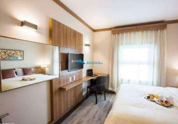 Flat para venda no hotel intercity vinhedo, com 20 m².