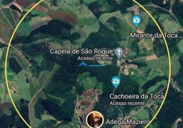 Área/sítio a venda com 574.435 m², estrada da toca, jundiaí, bairro caxambu