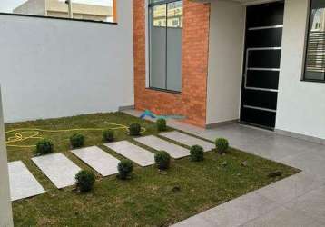 Casa nova térrea a venda c/ 3 dormitórios sendo 1 suíte, com espaço gourmet, residencial tosi