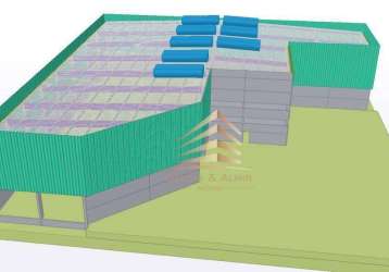 Galpão para alugar, 3272 m² por r$ 121.000,00/mês - portão - arujá/sp