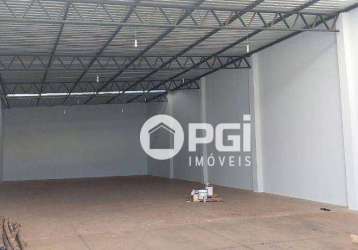 Galpão para alugar, 300 m² por r$ 4.500,00/mês - jardim jóquei clube - ribeirão preto/sp