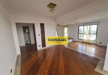 Apartamento com 3 dormitórios à venda, 187 m² - jardim hollywood - são bernardo do campo/sp