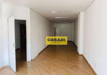 Sala para alugar, 29 m² por r$ 2.668,00/mês - centro - são bernardo do campo/sp