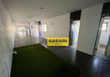 Sala para alugar, 175 m² por r$ 7.330,01/mês - rudge ramos - são bernardo do campo/sp