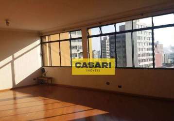 Cobertura com 4 dormitórios à venda, 256 m² - centro - santo andré/sp