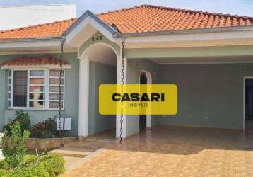 Casa com 3 dormitórios à venda, 220 m² por r$ 890.000,00 - portal dos pássaros ii - boituva/sp