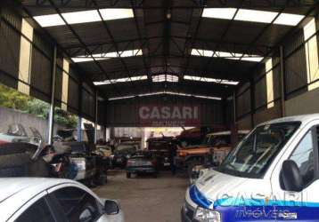 Galpão comercial à venda, cerâmica, são caetano do sul - ga1004.