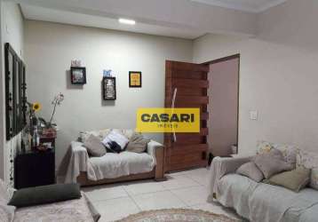 Casa com 2 dormitórios à venda, 147 m² - assunção - são bernardo do campo/sp