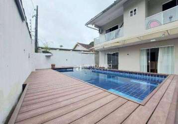 Casa com 3 dormitórios à venda, 150 m² por r$ 1.200.000,00 - guaiuba - guarujá/sp