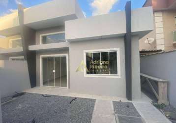 Casa com 3 dormitórios à venda, 97 m² por r$ 320.000,00 - cantinho do mar - rio das ostras/rj