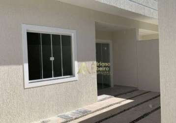 Casa com 2 dormitórios à venda, 63 m² por r$ 315.000,00 - guriri - cabo frio/rj