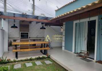 Casa com 3 dormitórios à venda, 94 m² por r$ 450.000,00 - fluminense - são pedro da aldeia/rj