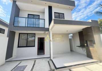 Casa com 3 dormitórios à venda, 160 m² por r$ 595.000,00 - ouro verde - rio das ostras/rj