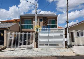 Casa com 2 quartos à venda na rua pedro airton zimmermann, 305, sítio cercado, curitiba, 65 m2 por r$ 370.000