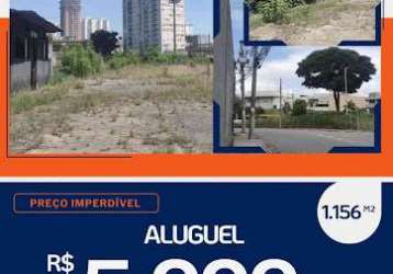 Terreno para alugar, 1156 m² por r$ 5.836,00/mês - vila augusta - guarulhos/sp