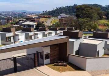 Linda casa nova térrea  em condomínio fechado à venda em atibaia sp.