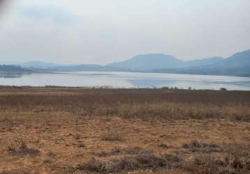 Excelente terreno para venda nas margens do rio sapucai em carmo do rio claro-mg, área do lote 24.200 m2 com 105 m de margem para o rio