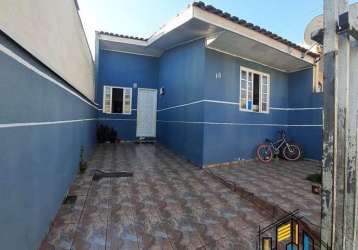 Casa para venda em colombo, campo pequeno, 2 dormitórios, 1 banheiro, 2 vagas