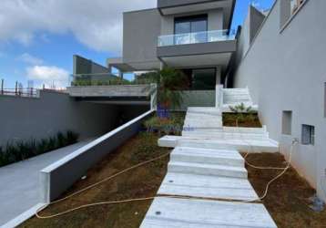 Casa sobrado 4 suítes em residencial real park  -  arujá