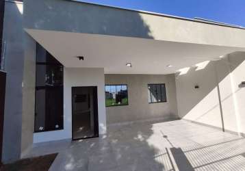 Casa com 3 quartos à venda na rua ângelo pelissari, residencial moreschi, maringá, 99 m2 por r$ 599.000