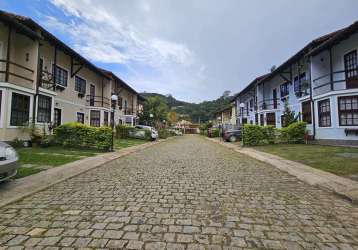 Casa em condomínio para venda em teresópolis, parque do imbui, 2 dormitórios, 2 banheiros, 1 vaga