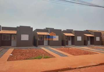 Casa para venda em várzea grande, paiaguás, 2 dormitórios, 1 banheiro, 2 vagas