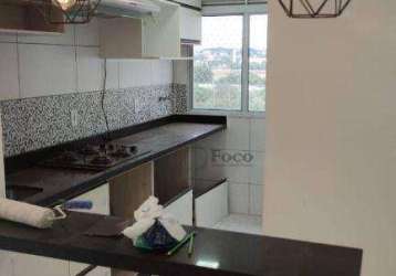 Apartamento com 2 dormitórios para alugar, 50 m² por r$ 850/mês - vila nova bonsucesso - guarulhos/sp