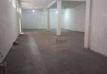 Salão para alugar, 260 m² por r$ 3.000,00/mês - vila bernardino - guarulhos/sp