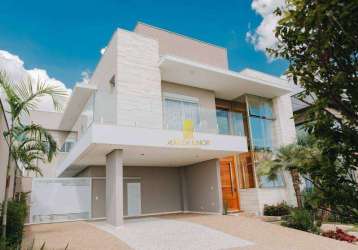 Sobrado com 4 dormitórios à venda, 406 m² por r$ 3.650.000 - jardim residencial dona lucilla - indaiatuba/sp