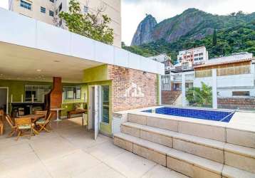 Casa com 4 dormitórios à venda, 595 m² por r$ 3.750.000,00 - humaitá - rio de janeiro/rj