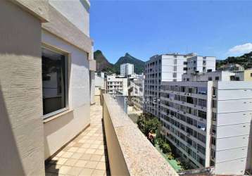 Cobertura com 3 dormitórios à venda, 195 m² por r$ 1.500.000,00 - laranjeiras - rio de janeiro/rj