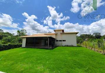 Casa com piscina condomínio vale do luar - mg10 serra do cipó-bh