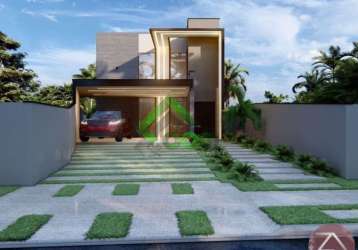 Casa com 4 dormitórios à venda, 306 m² por r$ 2.900.000,00 - condominio figueira garden - atibaia/sp