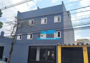 Cobertura com 2 dormitórios à venda, 48 m² por r$ 380.000 - parque das nações - santo andré/sp