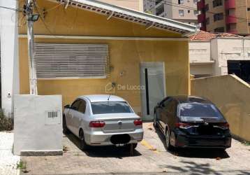 Casa comercial com 4 salas à venda na rua doutor antônio sousa campos, 68, cambuí, campinas, 124 m2 por r$ 880.000