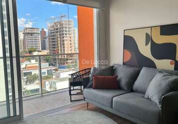 Apartamento com 1 quarto para alugar na rua alecrins, 370, cambuí, campinas, 38 m2 por r$ 3.900