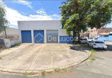 Barracão / galpão / depósito à venda na urbano da rocha, 84, jardim nilópolis, campinas, 353 m2 por r$ 760.000